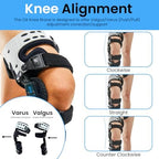 Comfyorthopedic Men & Women UPGRADED OA Unloader Knee Brace, Medial Arthritis Pain & Osteoarthritis Offloader, Best Bone on Bone Cartilage Joint Support L1851 L1843 Built-in Hex Key, Right