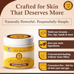 Sweet Bee Magic Organic Honey Bee Balm for Face, Skin & Body - All in One Honey Balm - Beeswax Body Moisturizer - All Natural Aid - 1 jar (2oz)
