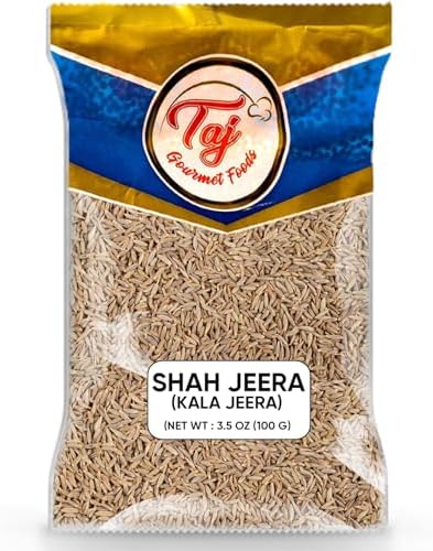 TAJ Shah Jeera 3.5oz | Black Cumin Seeds | Kala Jeera