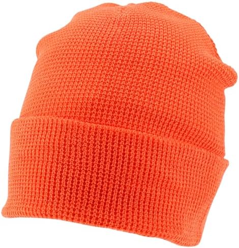 Armycrew XXL Oversized Waffle Knit Pattern Winter Long Beanie