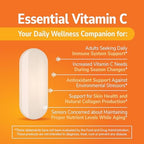 21st Century Vitamin C 1000mg Prolonged Release Tablets (110 Count), Ascorbic Acid Immune Support Vitamin C Supplement for Women & Men with Antioxidant Support, Non-GMO, Gluten Free, Vegan