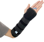 Unisex Forearm and Wrist Support Splint Brace Double Fixation Wrist Brace for Carpal Tunnel,Adjustable Night Time Forearm Immobilizer Brace Splints,12.2 inch (31cm) length(LH/L)