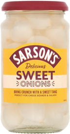 Sarsons Sweet & Mild Silverskin Onions 460g