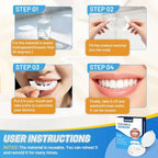 Adjustable Fake Teeth Veneers Kit – Instant Smile Covers for Broken or Missing Teeth, Natural Fit Cosmetic Dental Veneers, Upper & Lower Temporary Tooth Cover Set