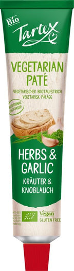 Tartex Organic Herb & Garlic Vegetarian Pate