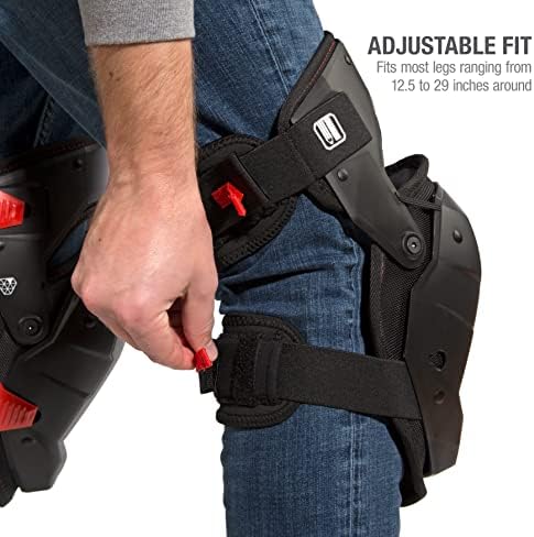 Prolock Weight-Dispersing Foam Knee Pads with Thigh Stabilization, Ideal for Flooring/Roofing, Adjustable (1 pair)