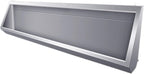 Wall-Mounted Men's Flushing Urinal, 304 Stainless Steel Urinal Trough with Drain Pipe, 100CM/150CM Commercial Urinal Adult Urinal Large Outdoor Toilet, for Schools/Constr,Without Sensor-100CM