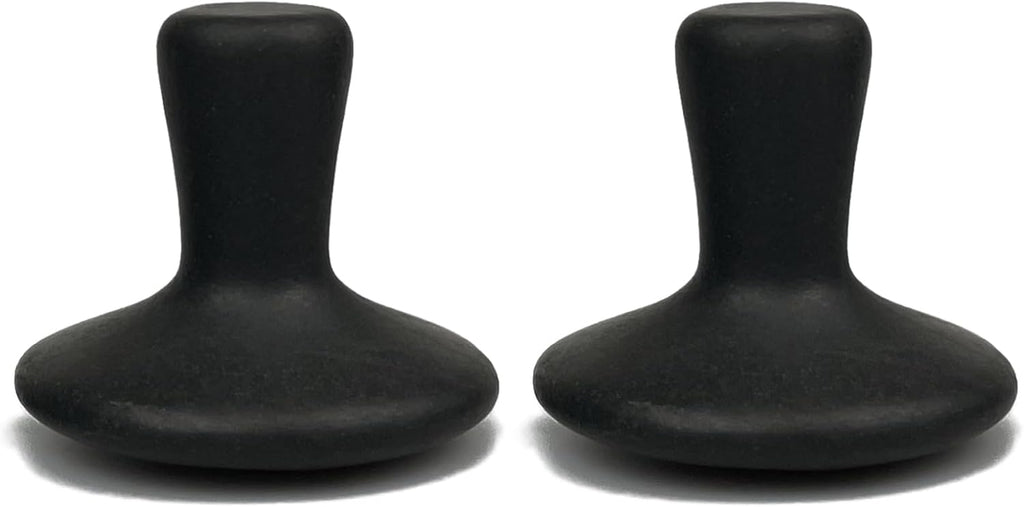 DEFUNX Massage Stones 2 Pieces Mushroom Shaped - Hot Stones Massage Set Hot Rocks Kit for Neck and Face