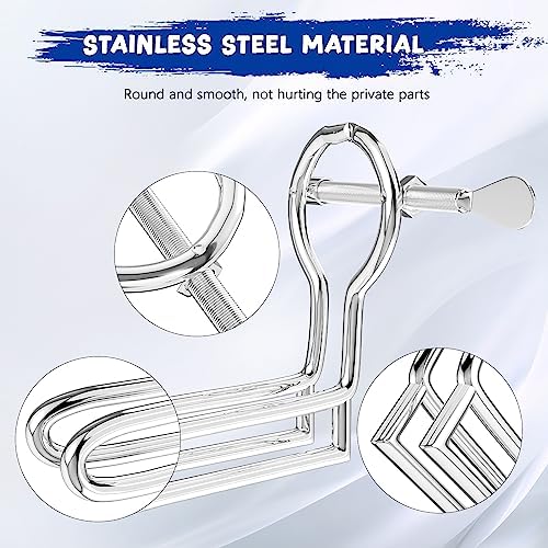 Adjustable Butt Plug - Analexpander Anal Expander - Personal Wand Massager - Stainless Steel Material Plugs - BDSM SM Adult Sex Toys for Men & Women