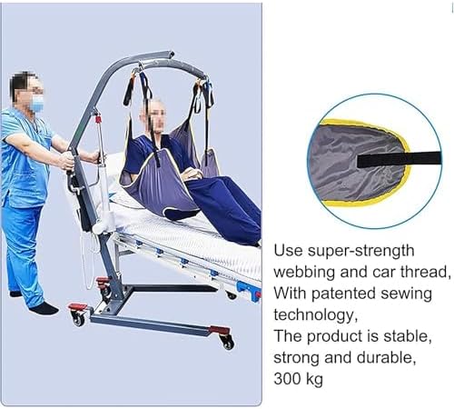 Transfer Nursing Sling Full Body Lift Sling, Transferring Belt for Bed Positioning and Lifting, Toileting Sling for Nursing Bariatric Elderly Disabled and Paralysed