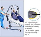 Transfer Nursing Sling Full Body Lift Sling, Transferring Belt for Bed Positioning and Lifting, Toileting Sling for Nursing Bariatric Elderly Disabled and Paralysed