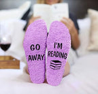 Book Lovers Gifts, Funny Reading Socks for Book Lovers, Cute Gifts for Readers Women