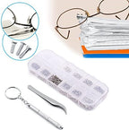 Glasses Screw Kit, Watch Screw Kit, Screws Tool Kits for Repairing Precisioning Devices Such As Eyeglasses, Sunglasses, and Watches
