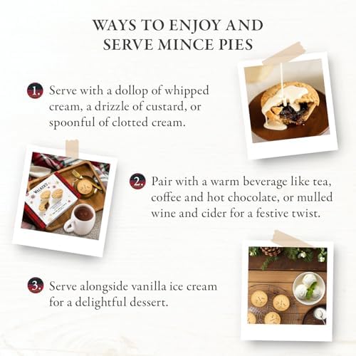 Walker’s Gingerbread Mince Pies - 4 Count (8.6 oz)- Holiday Treats and Desserts from Scotland