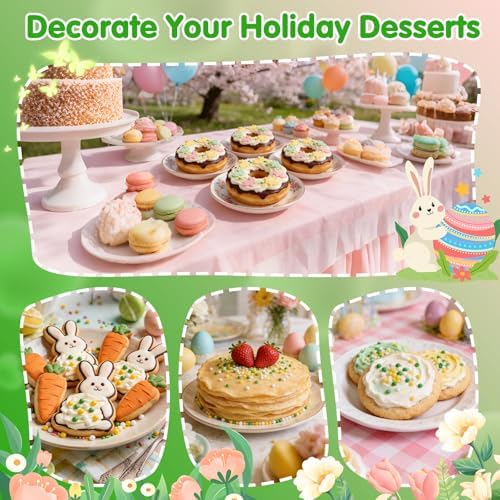 Nonpareils Sprinkle,Edible Spring Sprinkles for Cake Decorating,Green Yellow and White Mini Pearls Mix,130g/4.58oz,Easter Baking Candy Decorations,Cupcake Toppers,Cookie Donuts Ice Cream Dessert,Wedding Birthday Party Supplies