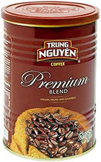 Trung Nguyen — Premium Blend — Roasted Ground Coffee Blend — Strong and Bold — Arabica & Robusta — Chocolate Flavor — Vietnamese Coffee 1 Can (15 oz)