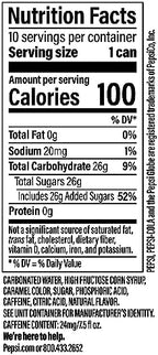 Pepsi Soda, 7.5 Ounce Mini Cans, (10 Pack) (Packaging May Vary)