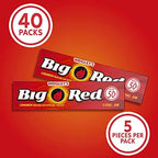 WRIGLEY'S BIG RED Chewing Gum Bulk Pack, 5 Sticks Per Pack (40 Total Packs)