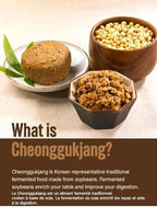 Korean Traditional Fermented Soybean Powder 170g / 6oz 청국장가루