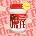 Fluff Marshmallow Spread, Delicious Strawberry Flavor, 7.5oz (Pack of 1)