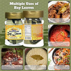 Rani Bay Leaf (Leaves) Whole Spice Hand Selected Extra Large 0.4oz (12g) PET Jar ~ All Natural | Gluten Friendly | NON-GMO | Kosher | Vegan | Indian Origin (Tej Patta)