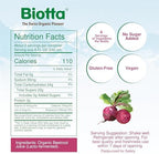 Biotta Organic Beet Juice - 100% Natural Beetroot Superfood - Helps Support Blood Pressure, Brain, Stamina & Energy - Natural Nitric Oxide & Potassium Booster - Gluten Free (32 Fl Oz, Pk of 4)