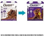 Quest Nutrition Ready To Drink Chocolate Protein Shake, 30g Protein, 4g Net Carbs, Gluten Free, Keto Friendly, 11 fl oz - Pack of 12