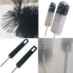 NewFerU Wire Bottle Cleaning Brush Set Small Large Thin Long Handle, Utility Cleaner Bendable Flexible for Narrow Neck Skinny Spaces of Water Beer Wine Baby Bottles Pipe Tube Flask Decanter (8)