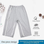 Unisex Side Zipper Bedridden Patient Clothing,Patient Pants,Tear Away Pants,XXL