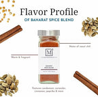 The Mediterranean Dish Baharat Spice Blend - Warm, Fragrant, Sweet and Savory Mix for Cooking and Grilling - Gourmet Chef Essential - Rustic, Old World Spice - 1.9 oz Glass Bottle