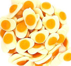 SweetGourmet Gummy Mini Fried Eggs Vanilla Flavored Candy Bulk | 1 Pound