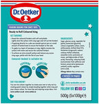 Dr. Oetker Ready to Roll Coloured Fondant Icing, 5 x 100g