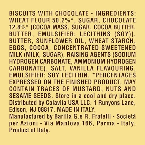 Mulino Bianco Nascondini 330g – Authentic Italian Biscuits with Hidden Chocolate Cream Filling – Perfect Snack or Coffee Companion – Made with Natural Ingredients and No Palm Oil