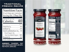 St. Dalfour Strawberry Fruit Spread, 6 Pack, 100% from Fruit, No Cane Sugars, No Corn Syrups, 10 oz Jars
