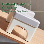 Toilet Stool Poop Stool for Squatting Posture, Portable Plastic Potty Stool for Adults & Kids, Non-Slip Bathroom Step with Patented Design, Ergonomic Toilet Stool Squat Adult