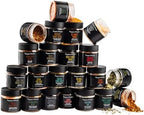 22-Spice Grilling Seasoning Gift Set for Men - All-Natural Non-GMO Rubs & Seasonings for BBQ, Steak, Chicken, Seafood - Spice Kit for Dad, Husband - Father's Day, Christmas, Holiday Gift - PepperMate