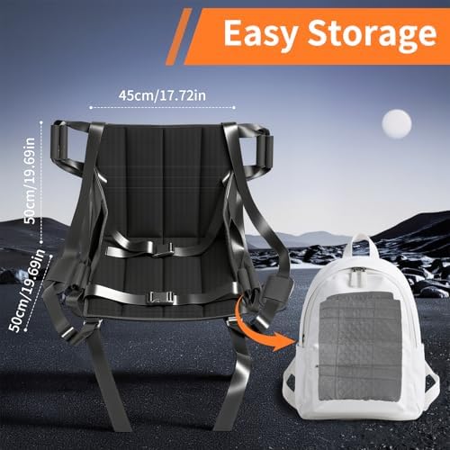 Patient Lift Transfer Belt for Wheelchair to Car/Bed, Emergency Evacuation Stair Lift Assist Pad for Home, Portable Slide Board Sling Seat Cushion for Elderly and Mobility Impaired People.