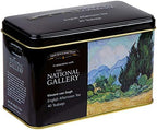 The National Gallery Van Gogh Wheatfield Tea Tin with 40 English Afternoon Teabags