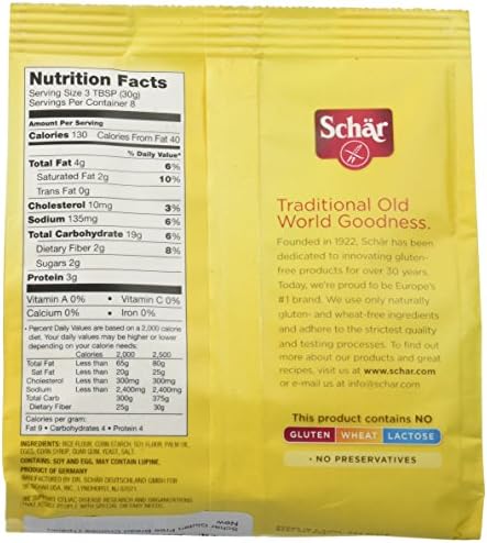 Schar Gluten Free Bread Crumbs - Net Wt. 8.8 oz.