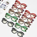 CessBlu 10 Pack Colorful Blue Light Blocking Reading Glasses for Women Spring Hinges Computer Readers