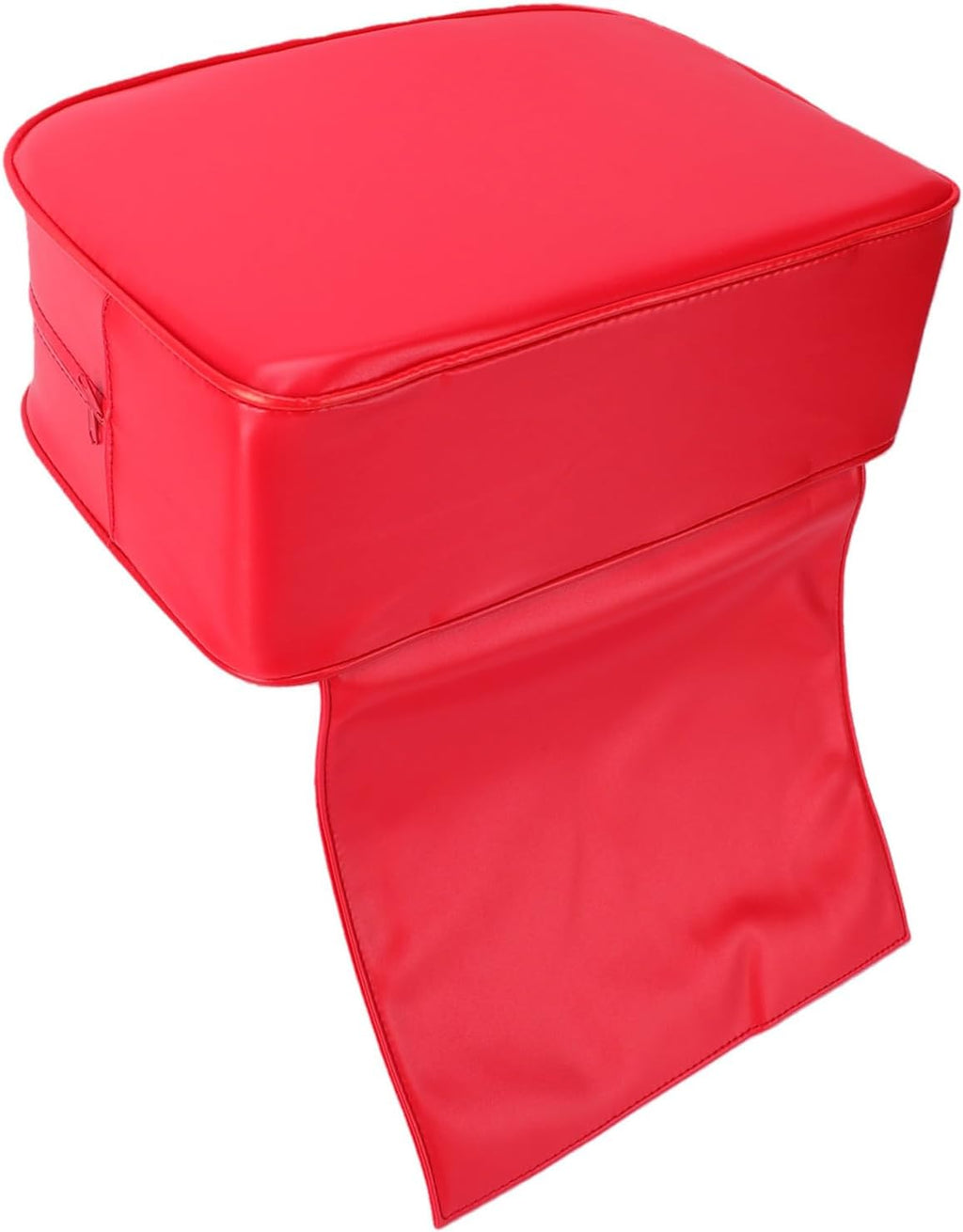 FILFEEL Child Hairdressing Chair Cushion PU Thickened Soft Comfortable Barber Chair Booster Seat Pad for Kids Salon Haircut Red