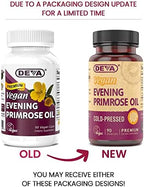 DEVA Vegan Vitamins Evening Primrose Oil Vegan 90 Vcap (Pack of 2)