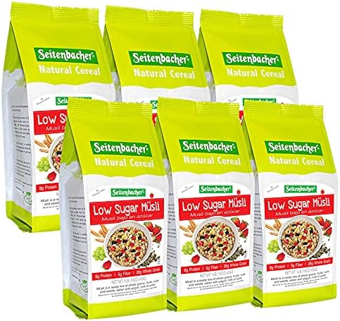 Seitenbacher Low Sugar Muesli Natural Cereal, 16 Ounce