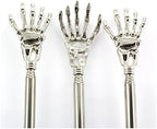4 Pieces Skull Palm Telescopic Back Scratcher Hand Massager backslap with Rubber Handles(Random Color) (4 Pcs)