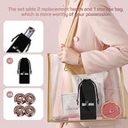 Facial Hair Removal for Women, GURELAX Hair Remover for Face, Painless Hair Removal Device, Face Shavers for Chin Upper Lip -Included 4 x Replacement Heads