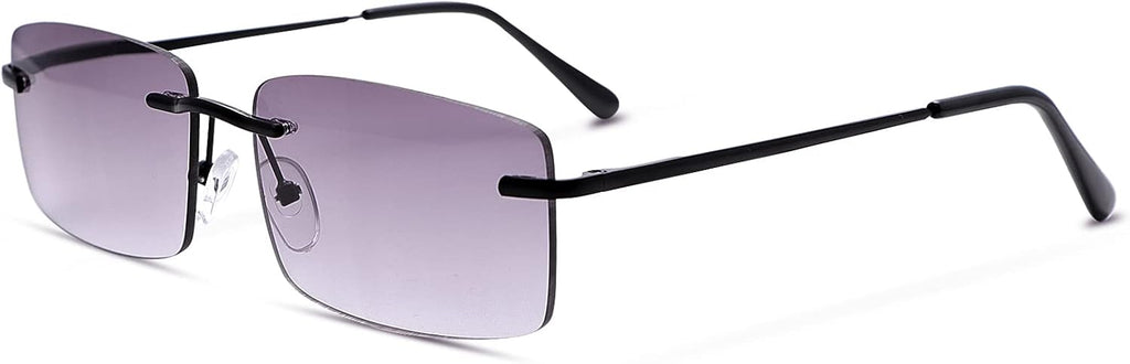 YIMI Full Lens Reading Glasses for Men Women Spring Hinge Anti Blue Light UV400 Protection Sun Readers Shades Tinted Glasses