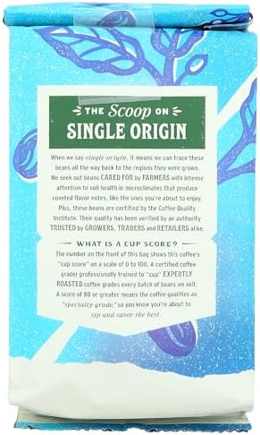 Whole Foods Market, Kenya Single Origin Whole Bean Coffee, Light Roast, Black Currant, Citrus & Stone Fruit, 12 Ounce