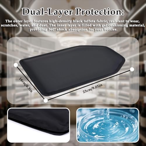 Wine Cooler Sleeve, Wine Bottle Gel Cooler Sleeve Freezer Chiller, Long Lasting Keep Wine Cool and Chill Sleeve for Prosecco Champagne Beer Wine Bottles(1PCS black)