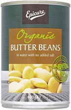 Biona Organic Butter Beans in Water (400g) - Pack of 6