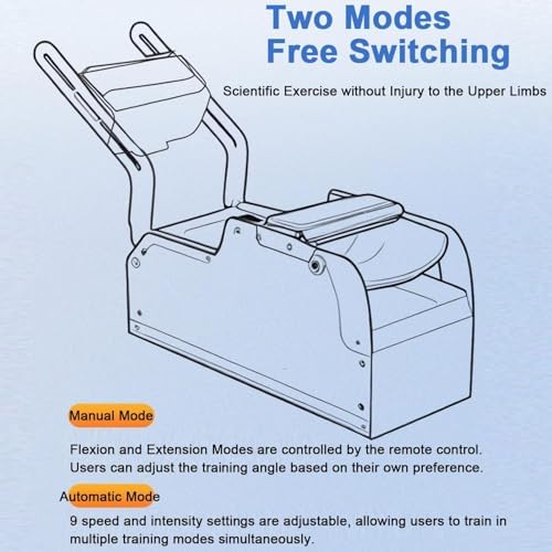 Electric Elbow Rehabilitation Device - Upper Limb Flexion and Extension Trainer for Stroke Recovery, Adjustable Speed and Full-Angle Exercise